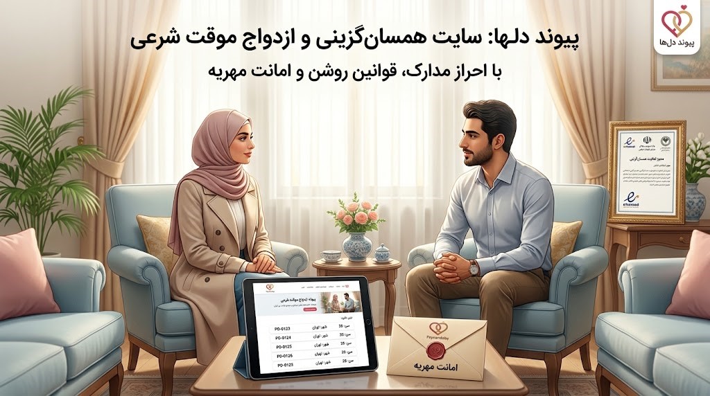 سایت ازدواج موقت پیوند دلها و مجوزهای رسمی همسان گزینی